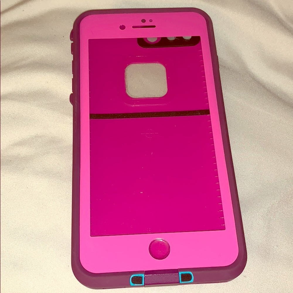 Pink LifeProof Fre IPhone 7 Plus case